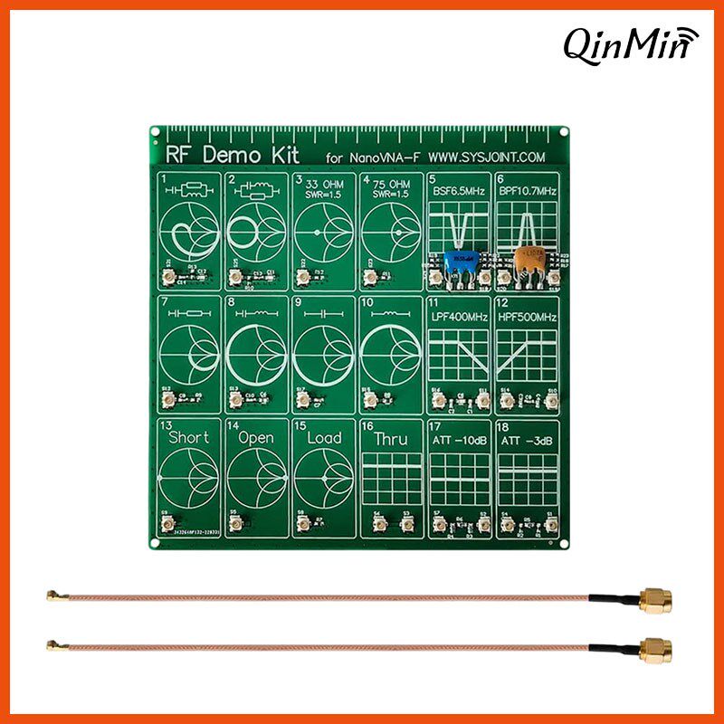 RF Demo Kit NanoVNA射频测试板矢量网络测试滤波器衰减器校准板