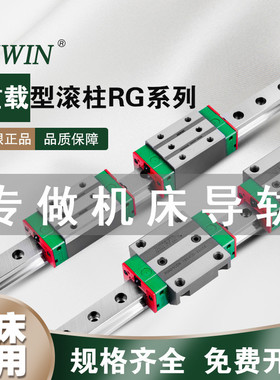 HIWIN台湾上银滚柱导轨滑块线轨RGH RGW15 20 25 30 35 45 55台正