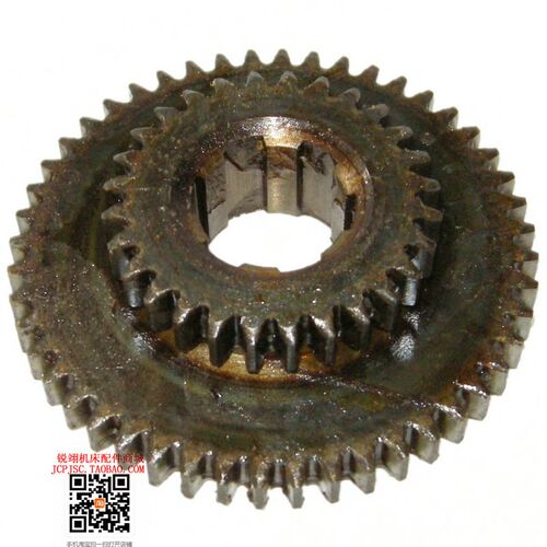 大连CDE6140 CD6140A/50 车床 进给箱 双联齿轮 Z28/48/M2/6-30-8