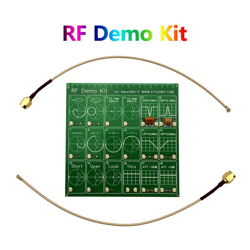 RF Demo Kit矢量网络射频演示板开发板测试板校准板滤波器衰减器