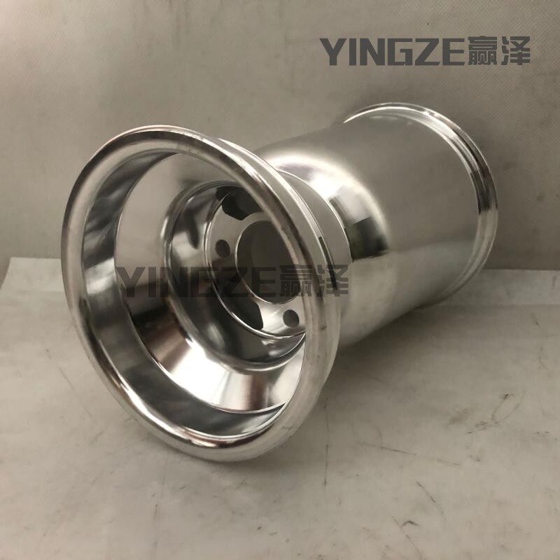 DIY改装四轮三轮漂移卡丁车配件11X7.10-5寸铝合金轮毂轮圈21CM