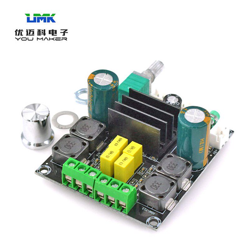 直流12V大功率数字双声道音频功放板放大器音箱喇叭放大板DIY改造