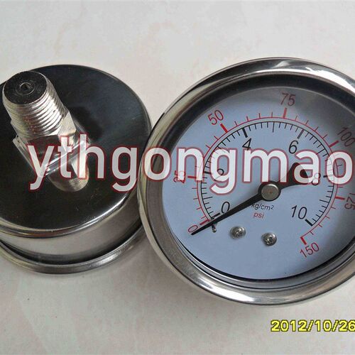 YN-63Z 0-10KG/150PSI 耐震压力表,气压表,油压表,水压表