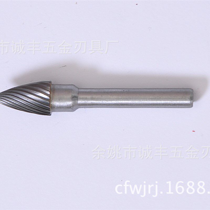 厂家直销合金打磨头G1225M06弧形尖头硬质合金旋转锉钨钢磨头现货