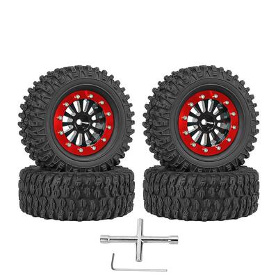 1 Traxxas 1/18 TRX4M 1.3寸 轮胎轮毂 65mm 路虎卫士烈马 trx4MT