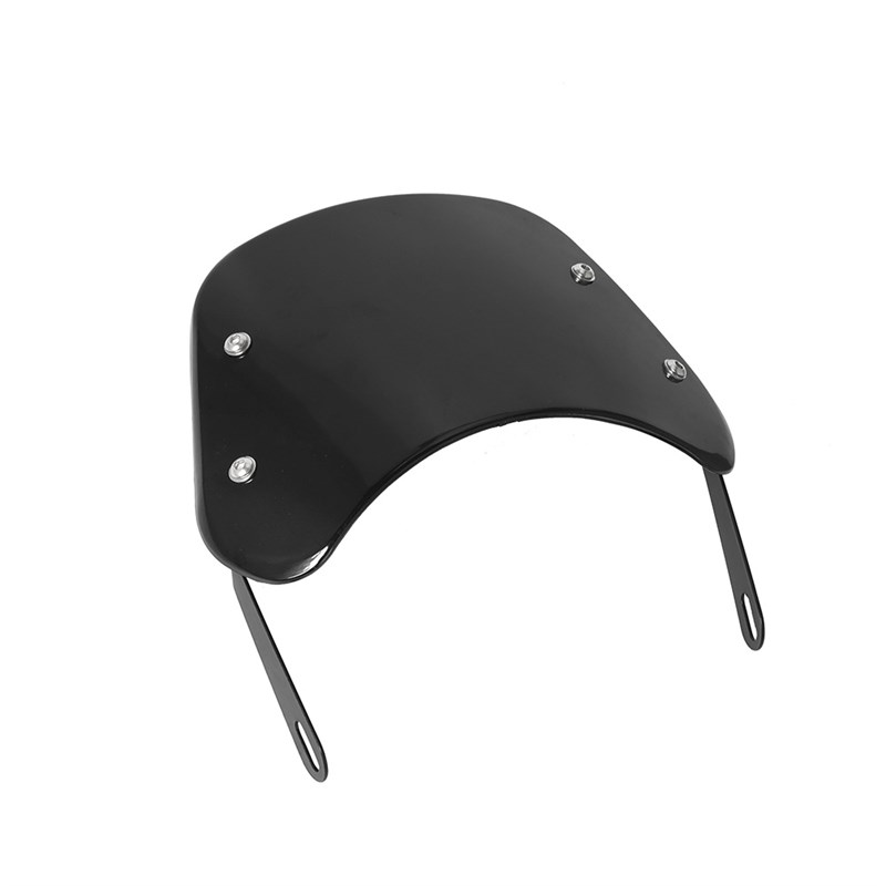 热卖小牛电动车挡风玻璃 摩托车复古前大灯挡风 改装通用挡风板