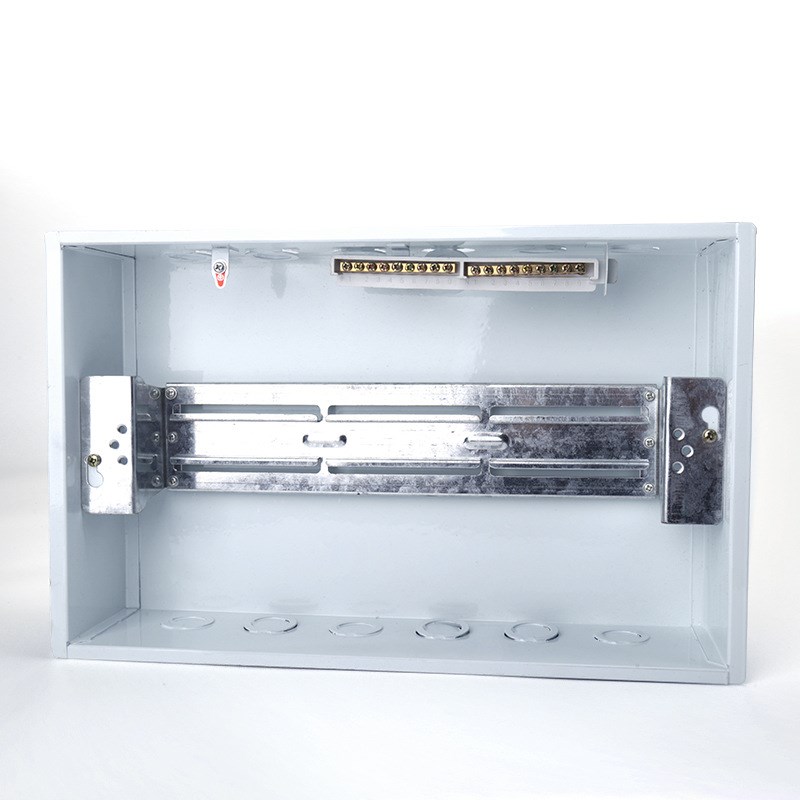 配电箱加厚冷轧钢板箱体内置导轨防水防尘梅花型PZ30配电箱