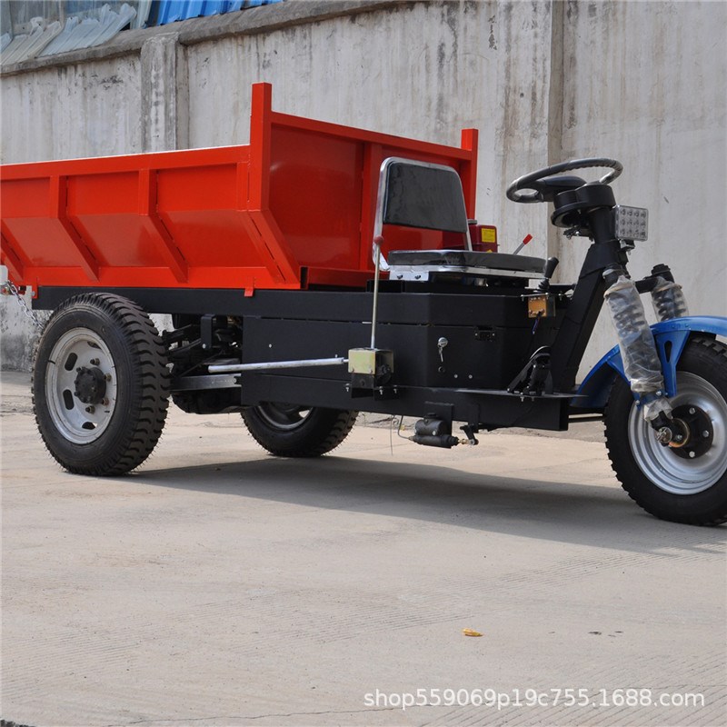 垒资供应电动三轮矿山车 电动二吨自卸车 可定尺寸型翻斗车