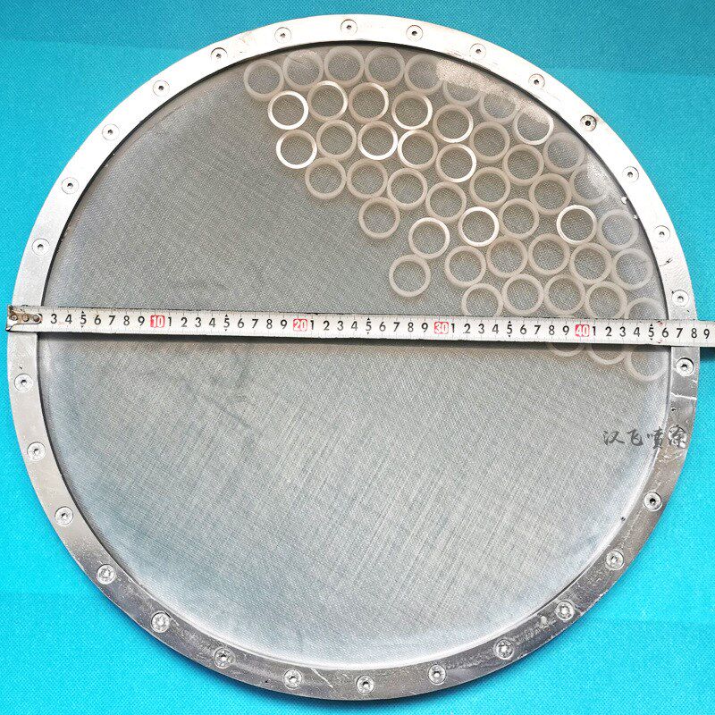 君禾不锈钢筛网490mm双层筛网大旋风粉房配件静电回收振动筛粉机