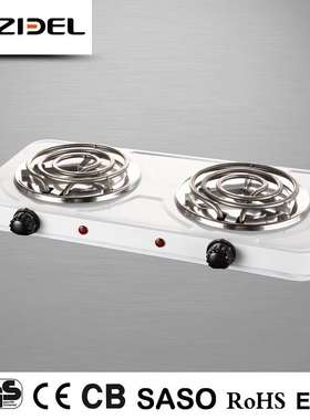 跨境加热炉源头不锈钢蚊香管外贸温控定温双头烘烤hotplate电热炉