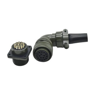 5015电机编码 插座3108航空插头连接器直头弯头伺服电机用 器接头