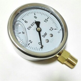 ZG1 充液注油防振 直径61mm 径向 耐震压力表 12bar