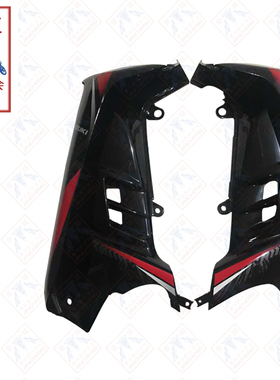 适用金城SJ110系列SJ110/-E/-F新天润天灵天星左右挡风板黑色红花