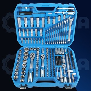 汽修工具 大中小飞扳 五金工具 套筒棘轮扳手 219件套筒扳手组套