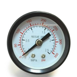 测量用 2.5mpa y40z 压力0 外壳直径40毫米 轴向压力表