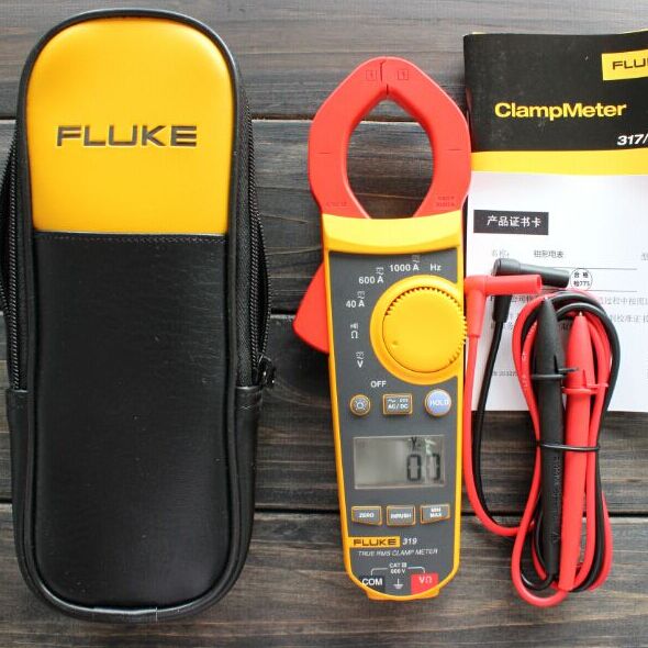 福禄克钳形表交直流FLUKE 319/317/F302+/312/362数字电流表F305