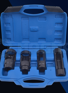 4件套1/2DR欧规氧传感器套筒22mm,27mm,28mm含氧套筒