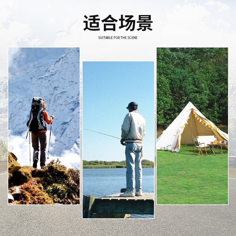 三合一斗篷雨衣成人户外徒步登山野营方块雨披欧美