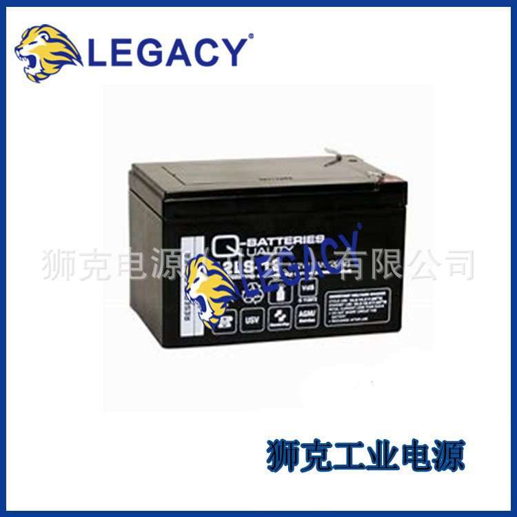 德国QBATTERIES蓄电池12LCP12铅酸免维护12V12AH机房监控仪器设备