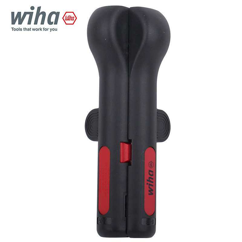 德国wiha威汉圆形电缆剥线器进口电线外皮扒线剥皮钳子工具44620