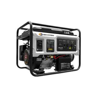 8KVA手推式 户外应急电源摆摊手摇发电机 汽油发电机