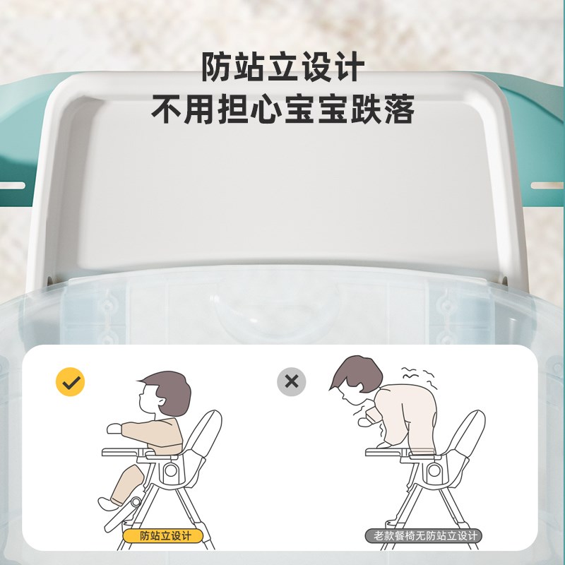 宝宝餐椅婴儿吃饭便捷式可折叠餐桌椅子家用多功能饭桌儿童宝宝椅