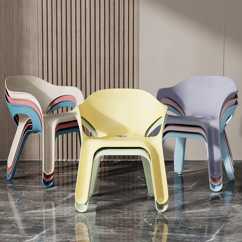 塑料加厚换鞋凳靠背椅简约家居可重叠收纳板凳沙发茶几穿鞋凳矮凳