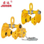 甄选手动轨小车1吨手拉葫芦起重吊机 轨跑车工字钢滑车 手推跑车