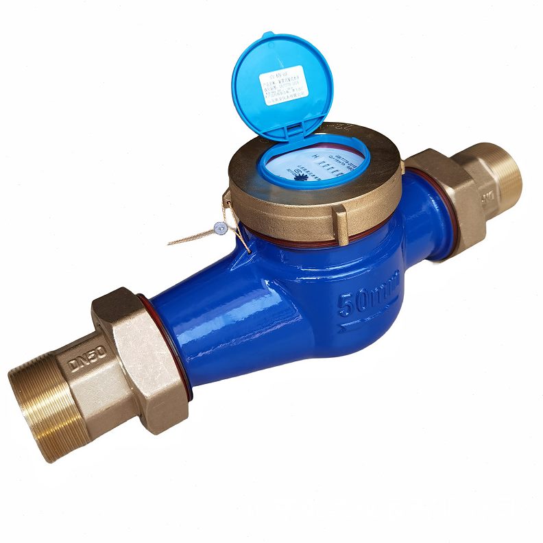 甄选DN50丝扣水表2寸丝口螺纹水表干式水表63管专用卧式水表50口