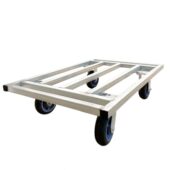 甄选乌龟车周转车方管加厚静音搬货平板推车家用移动花盆底座万向