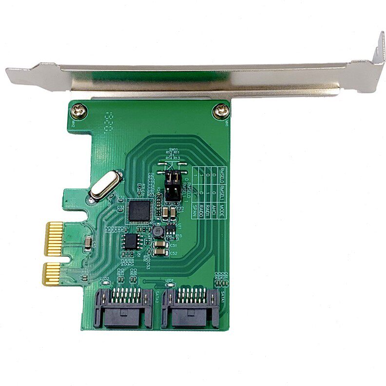 甄选PCI-E转SATA3阵列卡台式机Raid阵列卡ASM1061R芯片