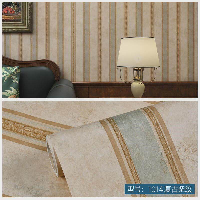 自壁ke6ARM0B纸美式乡村客厅自卧粘室电视背墙粘温馨贴纸无纺景布