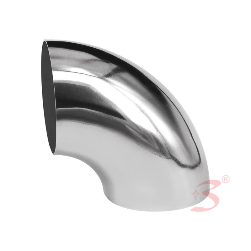 201材质1.5厚焊接装饰不锈钢弯头90度口径219~325配件直角耐腐蚀