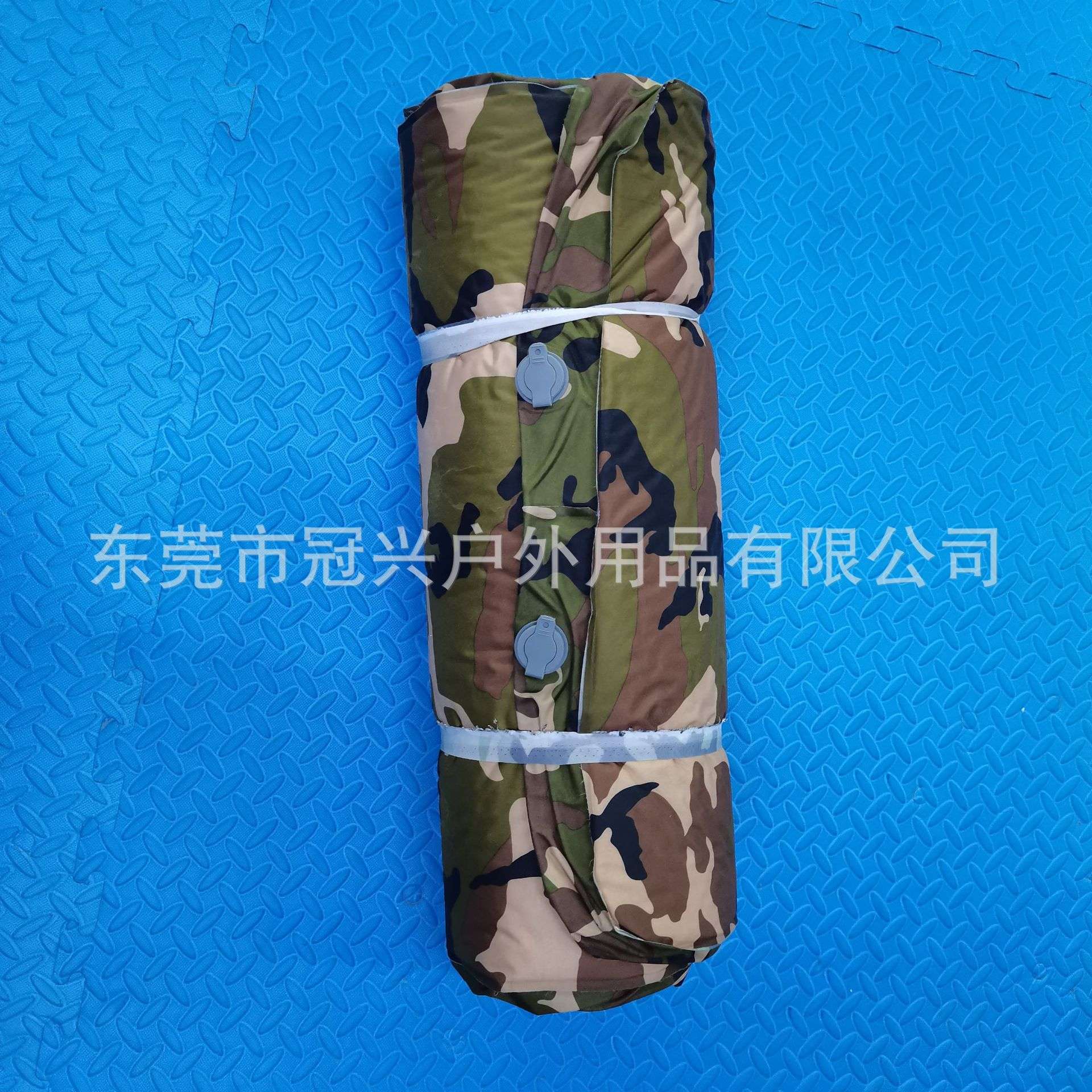 户外自充气奶酪垫露营防潮自驾游海绵充气垫TPU自动充气床垫云床