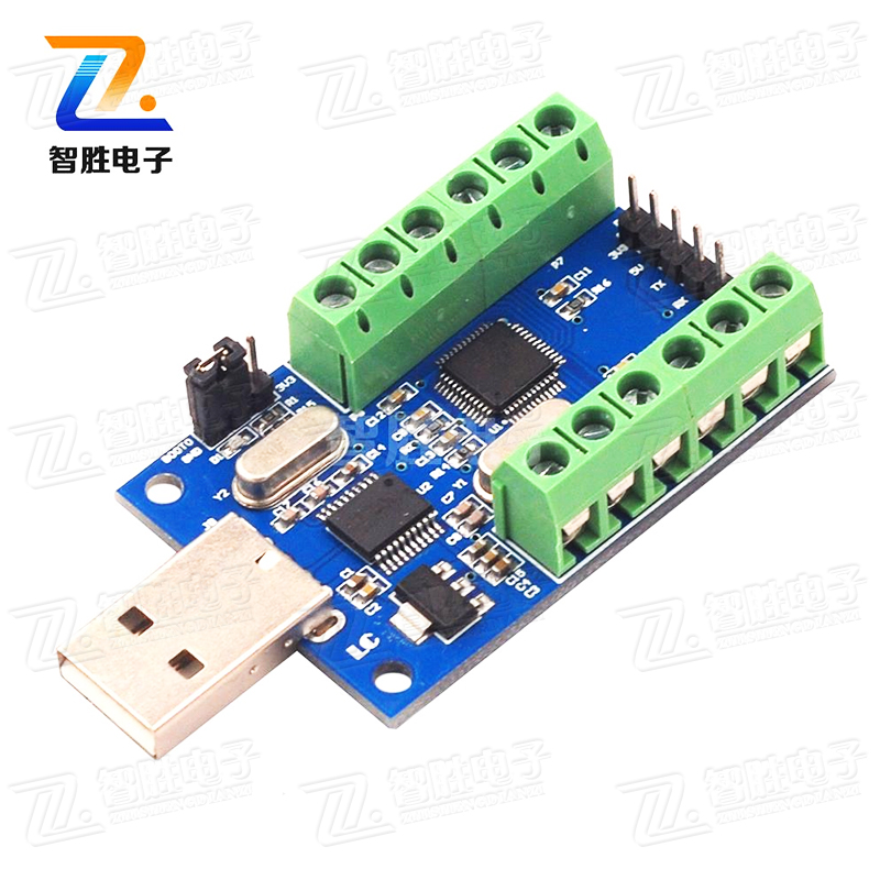 USB接口10路通道12Bit位AD采样数据采集STM32UART通信10路ADC模块