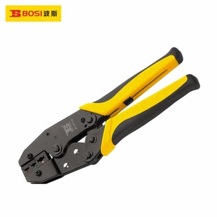 棘轮式 裸端头压线帽0.5 端子压接钳 D2114A 6mm2 波斯工具