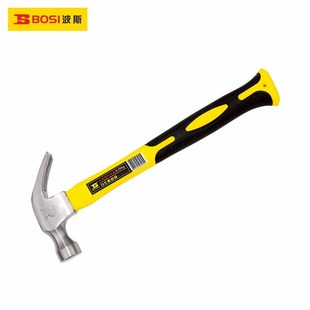 榔头木工铁锤钉锤手锤连体 G301A 纤维柄羊角锤 波斯工具