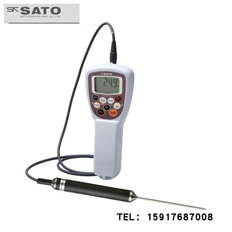 日本SATO佐藤数字温度计防水测温仪8062-00SK-250WPII-N
