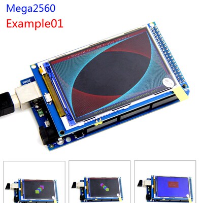 3.2寸TFT彩屏模块 320X480高清 液晶屏 支持MEGA2560 R3