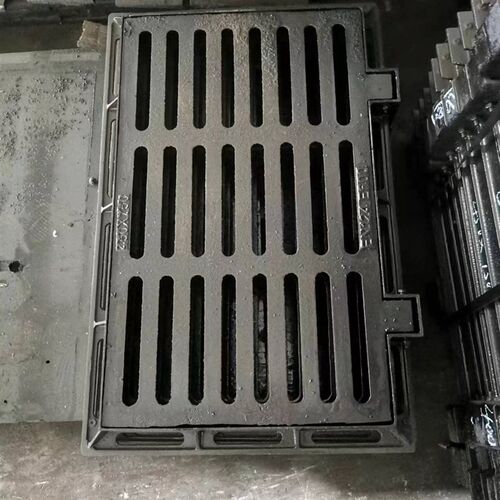 球墨铸铁下水道盖板地沟沟盖板水沟格栅铁井盖P排水沟盖板雨水篦