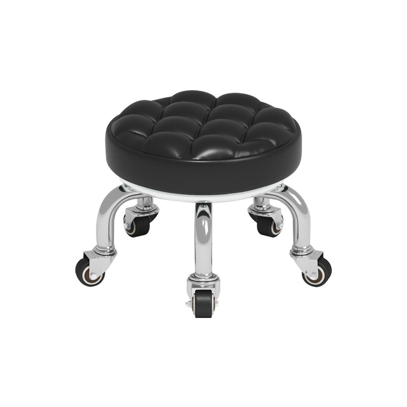 万向轮小凳子静音家用滑轮矮凳子带轮换鞋凳带娃移动美缝擦地椅子