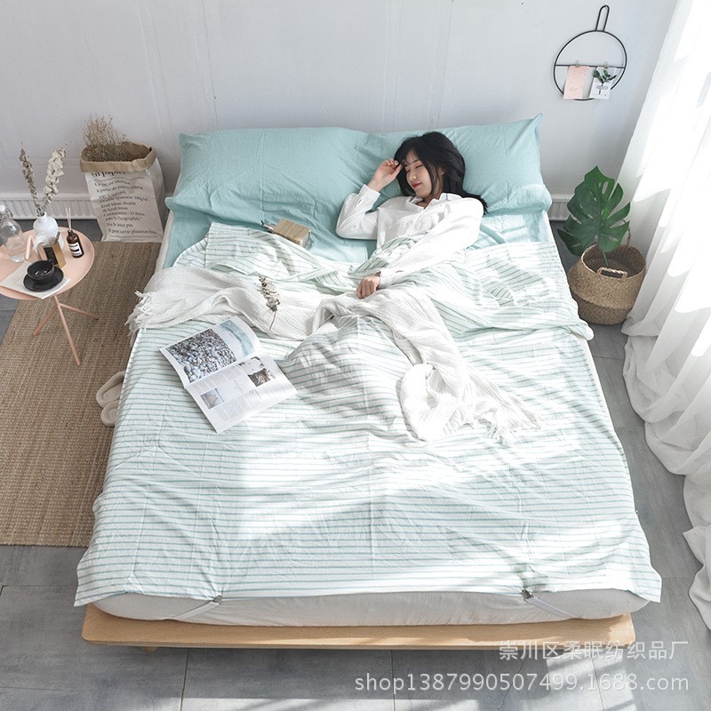 水洗棉旅行睡袋成人轻便携式酒店宾馆出差床上隔脏床单人双人