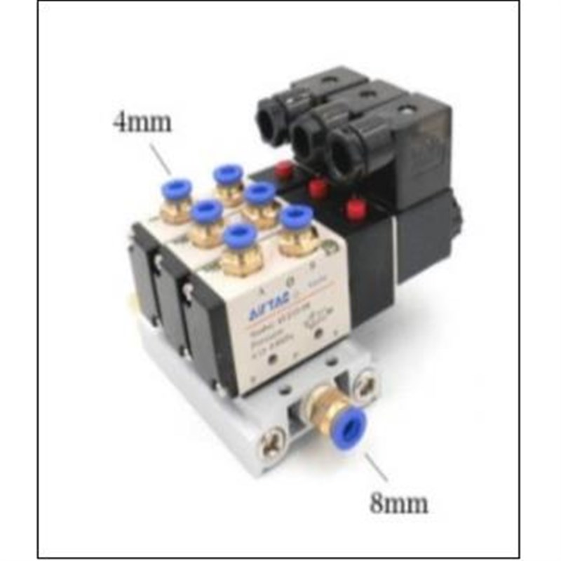4V21008 亚德客3F 阀组 一套 带接头消声器
