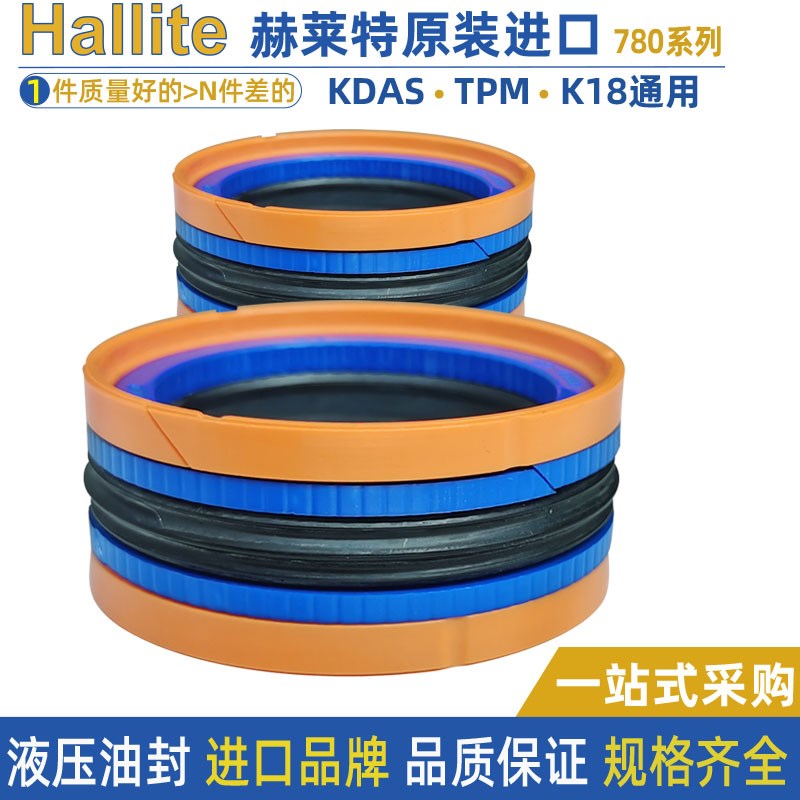 hallite液压五件套组合油封KDAS密封件H780125*100 103 105*381