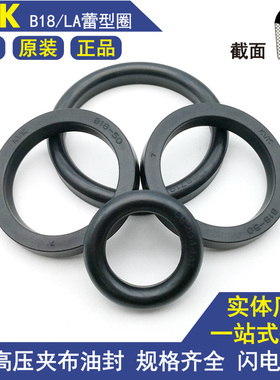 高压蕾型圈KVK夹布油封密封圈B1890 90A 90B CB3067A1/717/7124