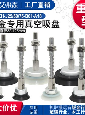 重载型单层真空吸盘ZPX-H32/40/50/63/80/100/125-J25-B01-A18