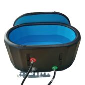 甄选户外式 冰桶健身浴桶室内spa冷疗冰浴桶拉丝桶收纳冰浴桶