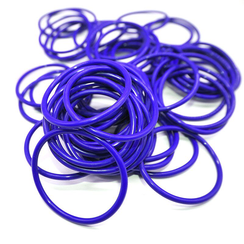 零下60耐低温汽车传感器可用蓝色氟硅胶O型圈FVMQ氟硅橡胶垫片