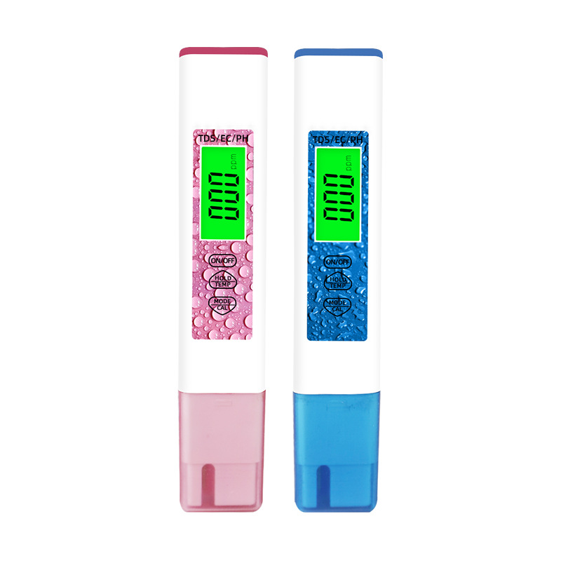 【跨境款】四合一水质检测笔tds笔便携式ec测水笔ph测试笔酸度计