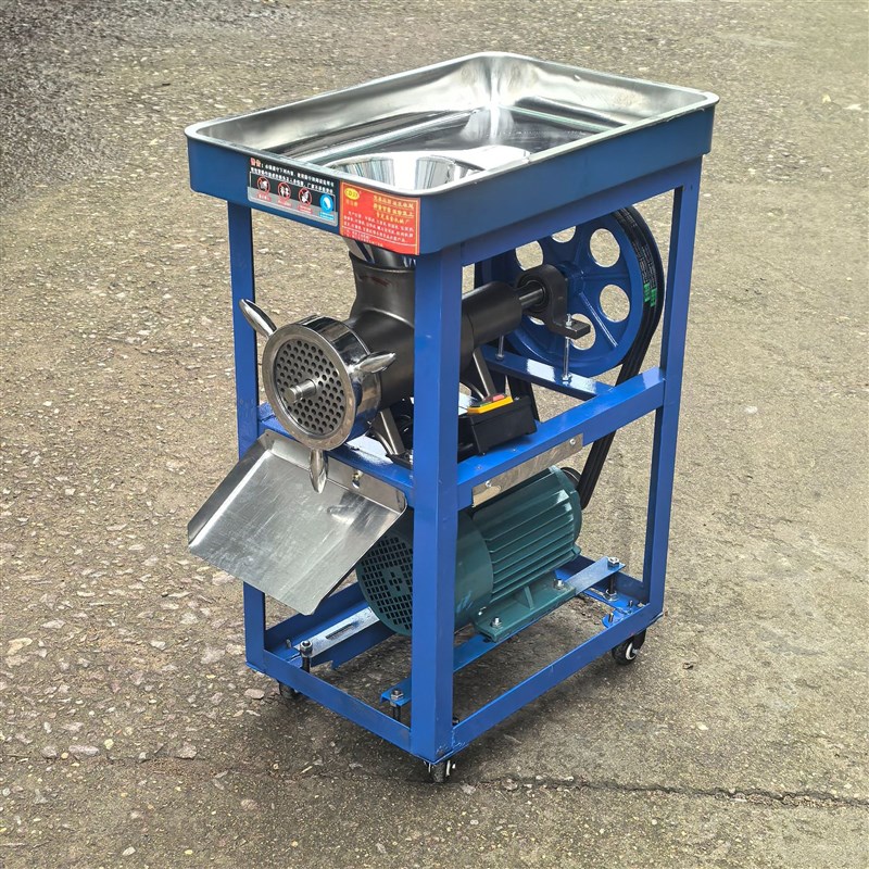 不锈钢32/42/52号商用大型电动绞肉机碎骨机绞碎鸡骨架绞糯米麻糍